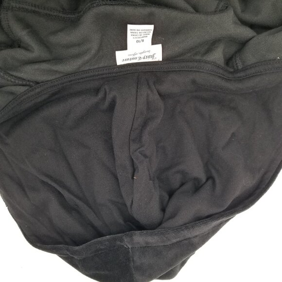 JUICY COUTURE TRACKSUIT  Rhinestones Black  VELOUR SIZE 8/10 - Picture 15 of 16